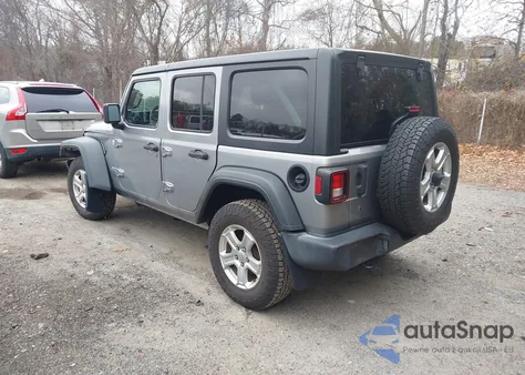2019 Jeep Wrangler Unlimited Sport S 4X4 from USA, damaged, VIN 1C4HJXDG3KW530446